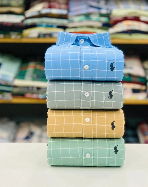 RL Polo Check Shirt (Combo Of 4pc)